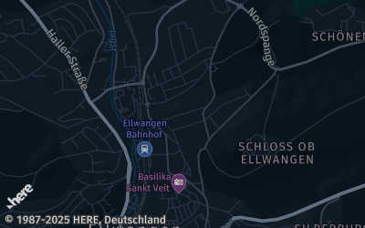 Heizung Map of Ellwangen