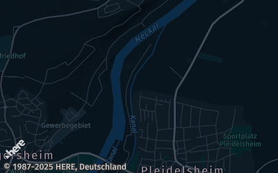 Heizung Map of Pleidelsheim