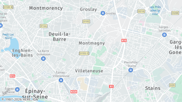 Carte de la zone d'intervention à Montmagny