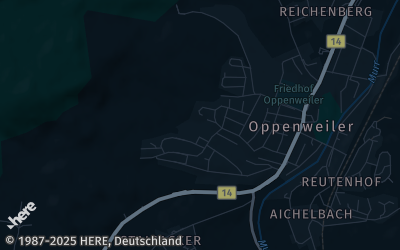 Heizung Map of Oppenweiler