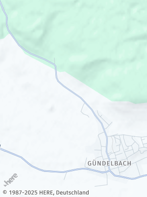 Here Map of Gündelbach