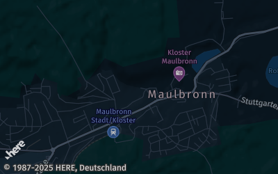 Heizung Map of Maulbronn