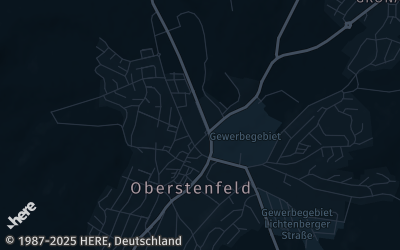 Heizung Map of Oberstenfeld