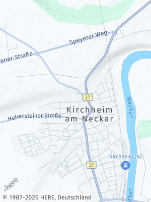 Here Map of Kirchheim am Neckar