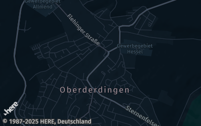 Heizung Map of Oberderdingen
