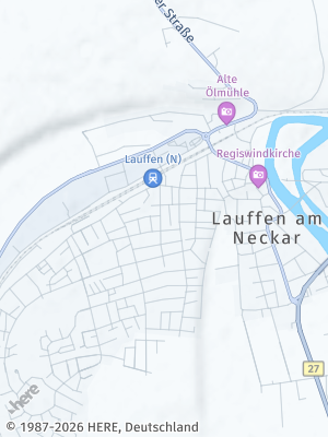 Here Map of Lauffen am Neckar