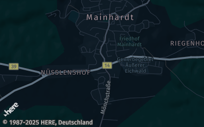 Heizung Map of Mainhardt
