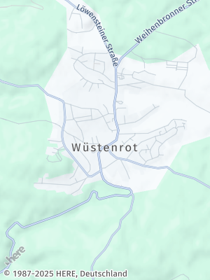 Here Map of Wüstenrot
