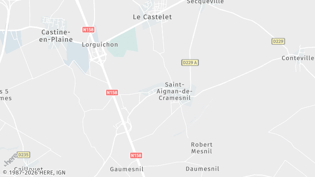Carte de la zone d'intervention à Le Castelet