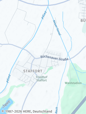 Here Map of Staffort