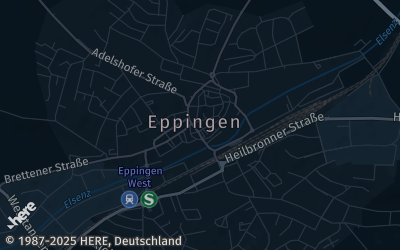 Heizung Map of Eppingen