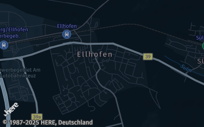 Heizung Map of Ellhofen