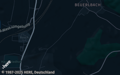 Heizung Map of Crailsheim
