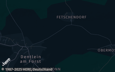 Heizung Map of Dentlein am Forst