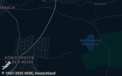 Heizung Map of Bechhofen an der Heide