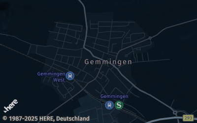 Heizung Map of Gemmingen