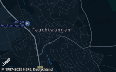 Heizung Map of Feuchtwangen