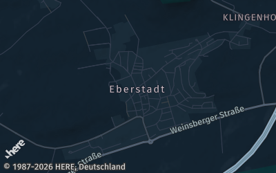 Heizung Map of Eberstadt