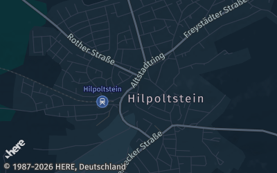 Heizung Map of Hilpoltstein
