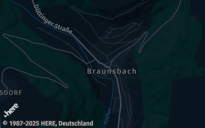 Heizung Map of Braunsbach