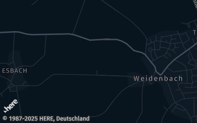 Heizung Map of Weidenbach