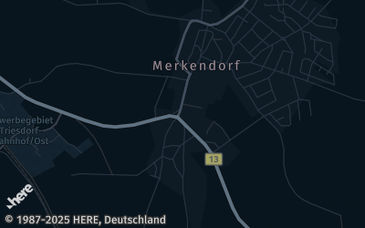 Heizung Map of Merkendorf