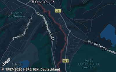 Heizung Map of Großrosseln