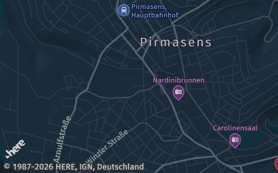 Heizung Map of Pirmasens
