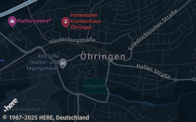 Heizung Map of Öhringen