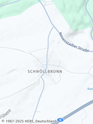 Here Map of Schwöllbronn
