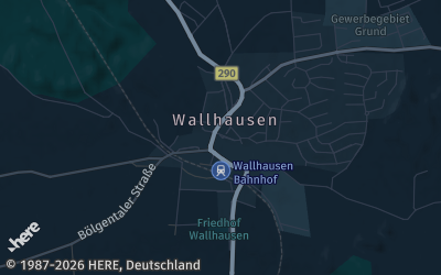 Heizung Map of Wallhausen