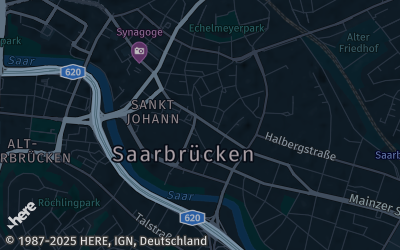 Heizung Map of Saarbrücken