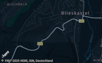 Heizung Map of Blieskastel