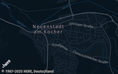 Heizung Map of Neuenstadt am Kocher