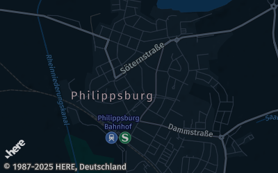 Heizung Map of Philippsburg