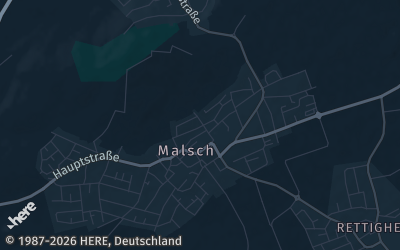 Heizung Map of Malsch bei Wiesloch