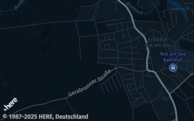 Heizung Map of Rot am See