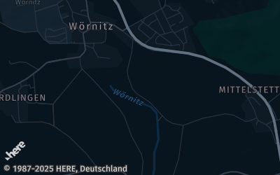 Heizung Map of Wörnitz