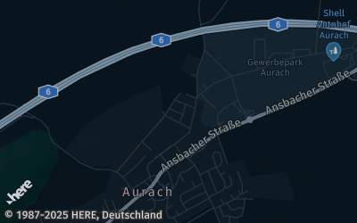 Heizung Map of Aurach