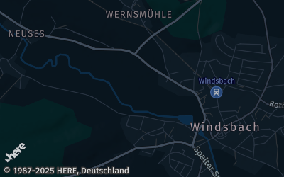 Heizung Map of Windsbach