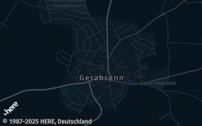 Heizung Map of Gerabronn