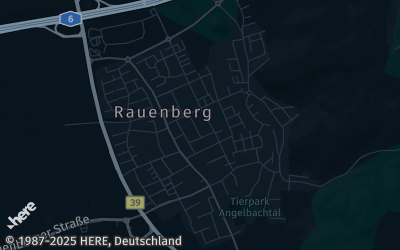 Heizung Map of Rauenberg