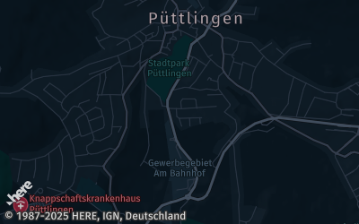 Heizung Map of Püttlingen