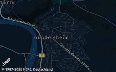 Heizung Map of Gundelsheim