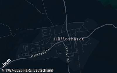 Heizung Map of Hüffenhardt