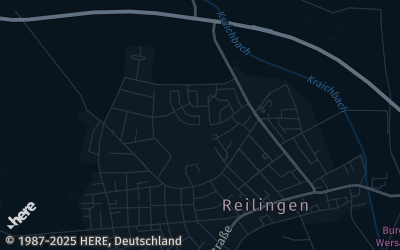 Heizung Map of Reilingen
