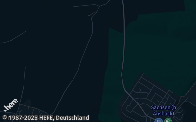 Heizung Map of Sachsen bei Ansbach