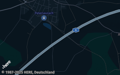 Heizung Map of Petersaurach