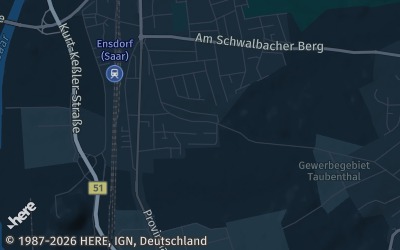 Heizung Map of Ensdorf