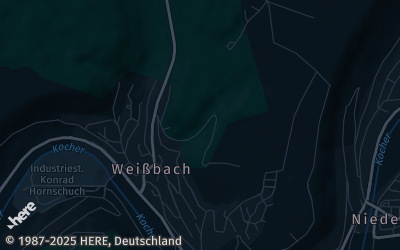 Heizung Map of Weißbach